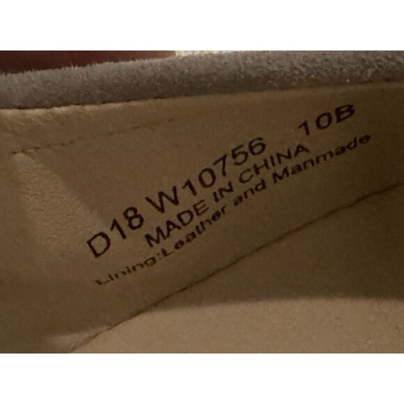 Cole Haan grand os Shoes Wedges Women Size 10.B Gray Suede Slip On - Picture 9 of 16